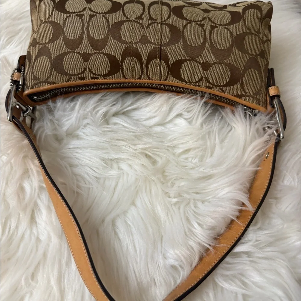 Coach Tan Leather Men's Bag